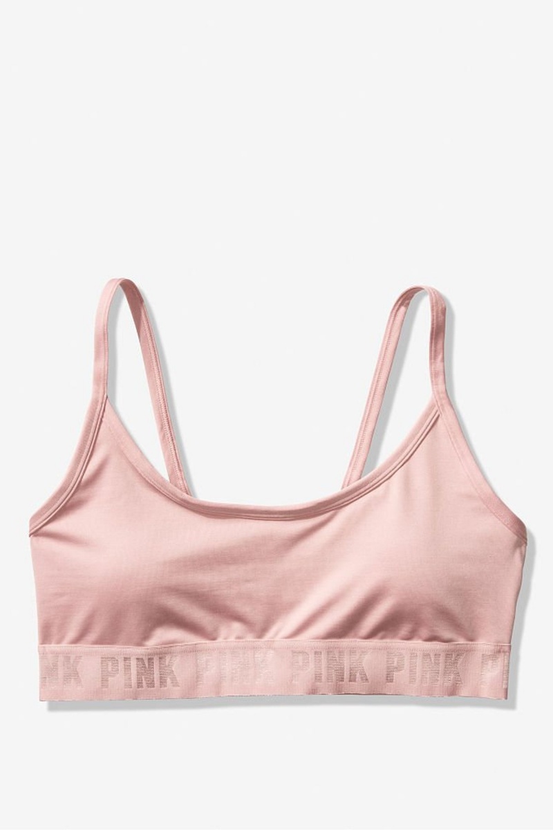 Victoria's Secret Ultimate Scoop Lightly Podsite Sports Bra Ruzove | SK-0872RSP