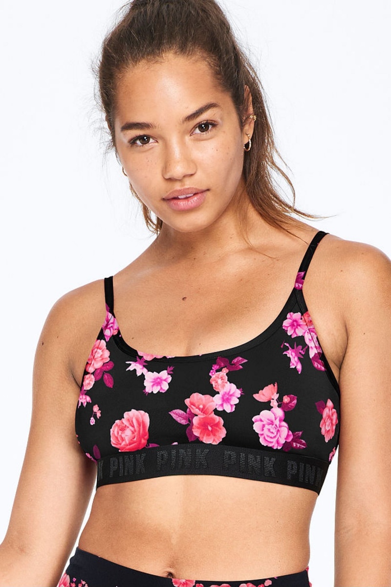 Victoria\'s Secret Ultimate Scoop Lightly Podsite Sports Bra Ruzove | SK-7246HYO