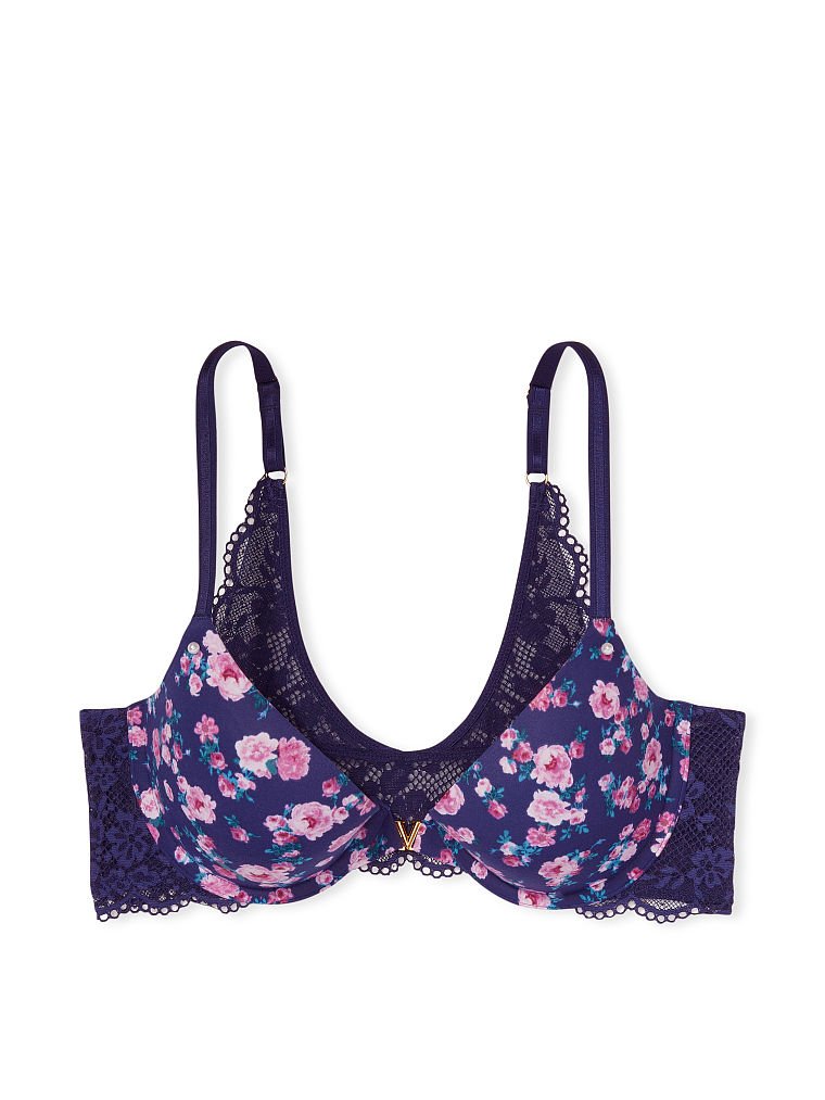 Victoria's Secret Uplift Light Push-Up Front Close Bra Námornícka Modrá | SK-7180BWE