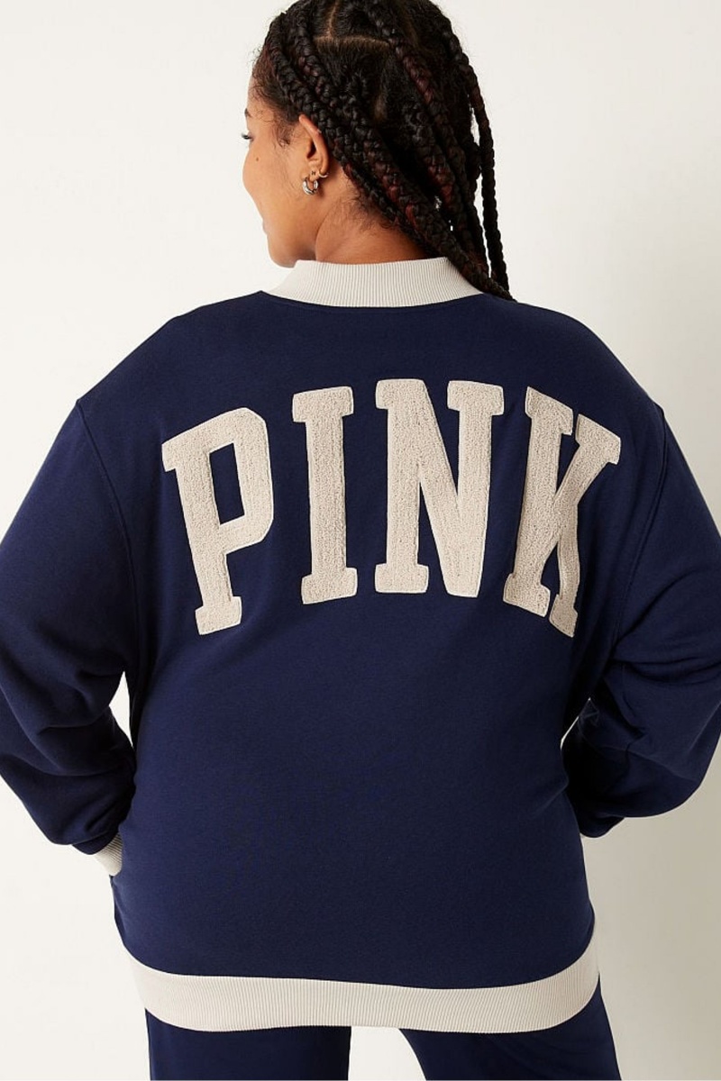 Victoria's Secret Varsity Jacket Modre | SK-1260OFA