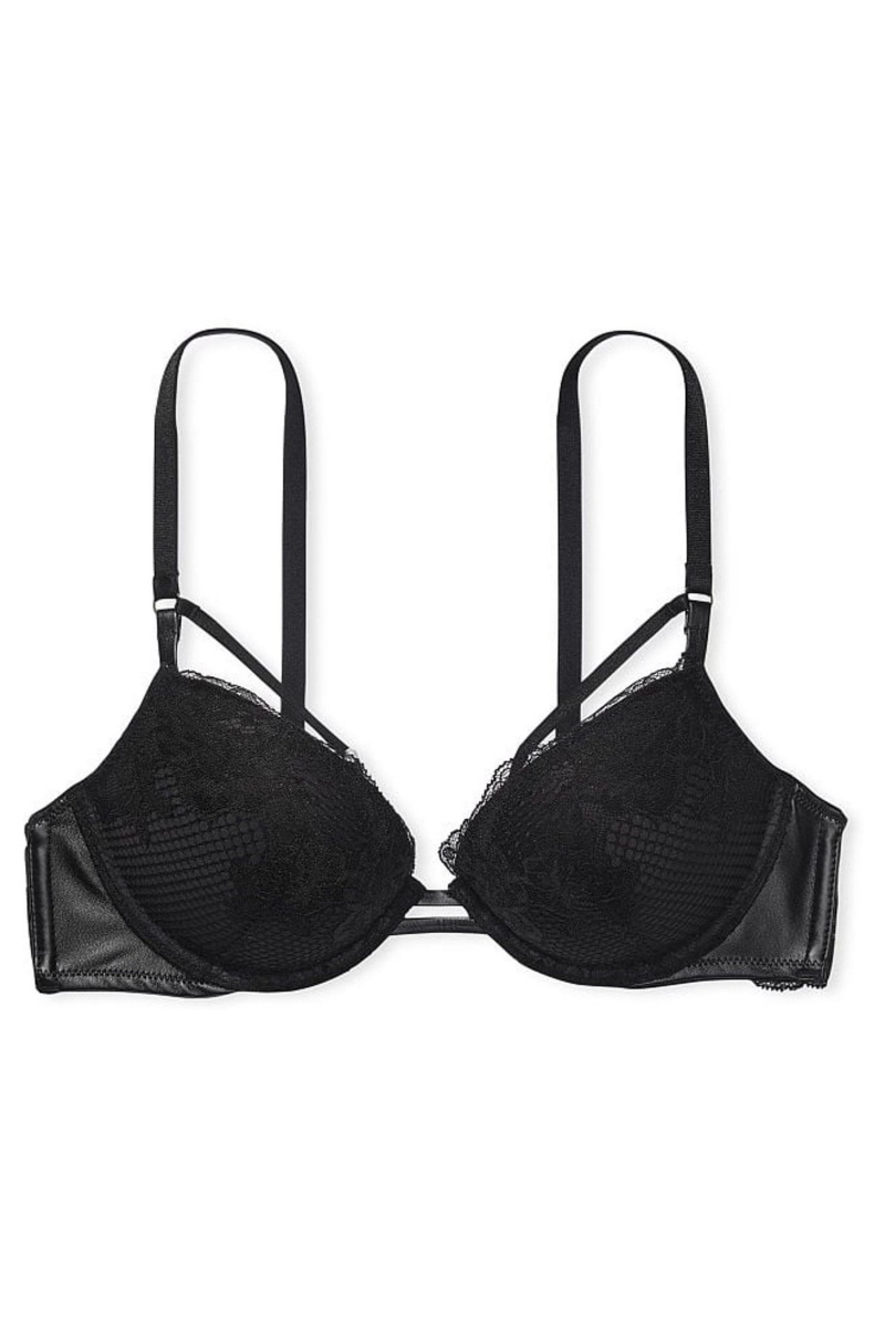 Victoria's Secret Very Sexy Remienkové Fishnet Cipkovane Bra Čierne | SK-6590BCJ