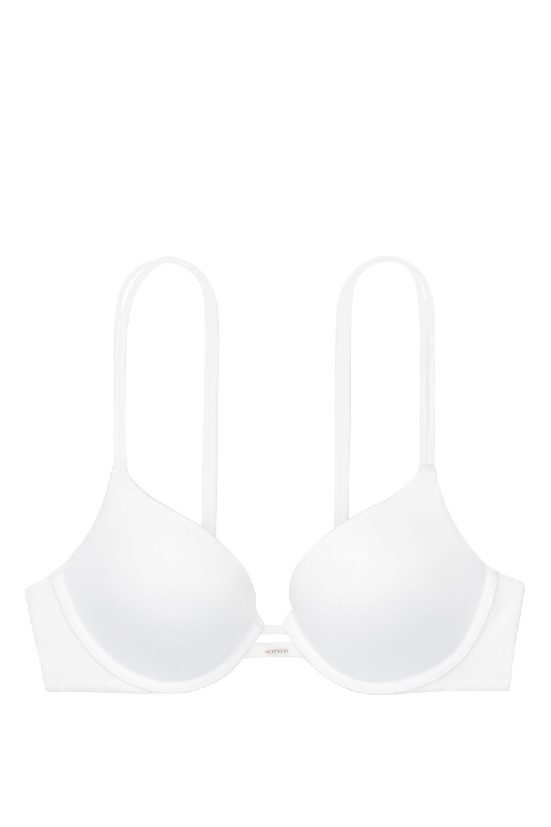 Victoria's Secret Very Sexy Smooth Plunge Push Up Bra Biele | SK-2417NHZ