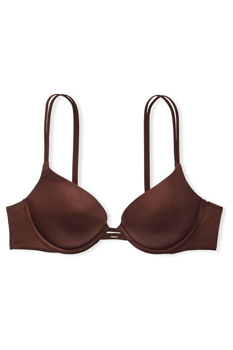 Victoria's Secret Very Sexy Smooth Plunge Push Up Bra Čierne | SK-8019ZRP