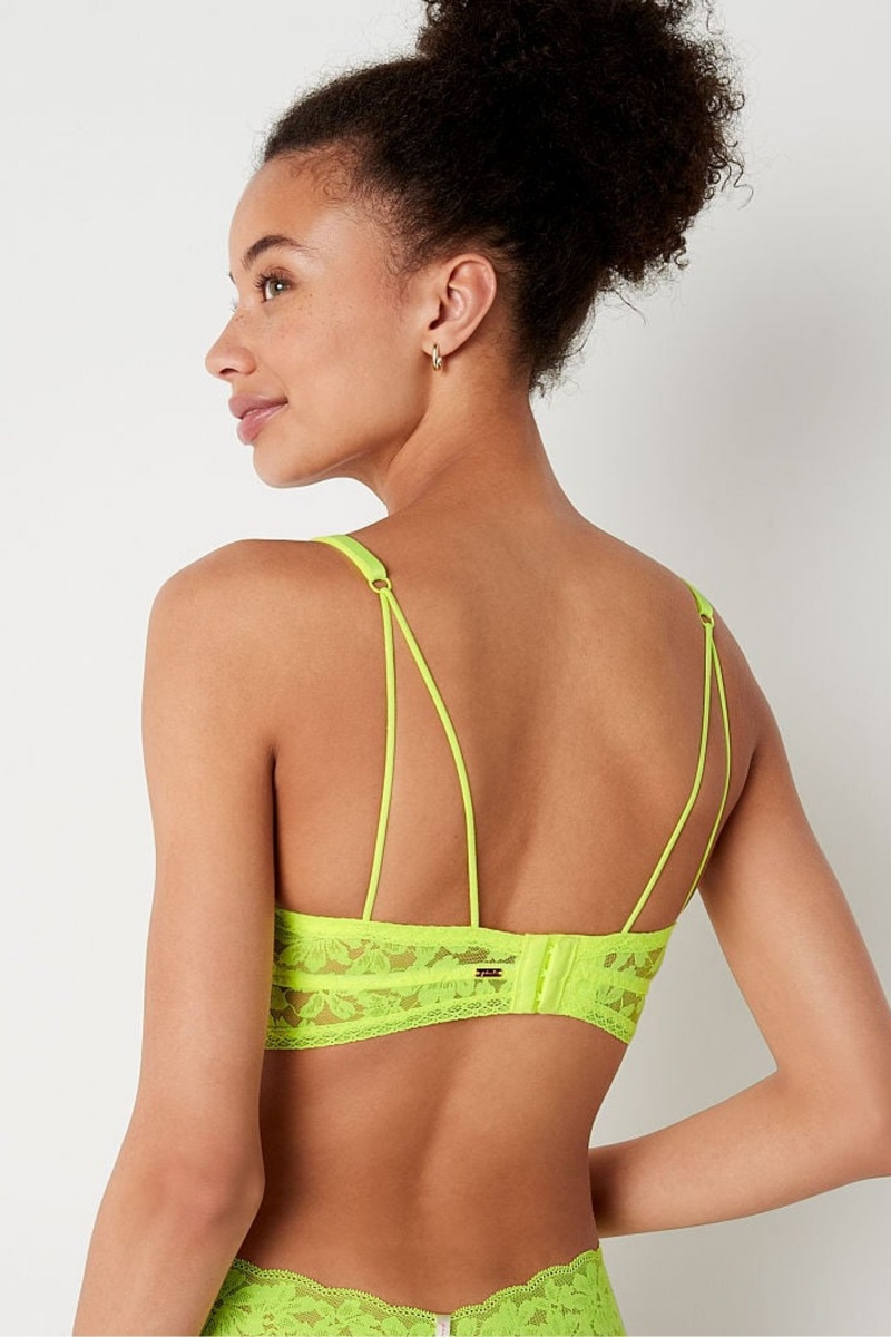 Victoria's Secret Wear Everywhere Cipkovane Wired Push Up Bralette Žlté | SK-6014YID