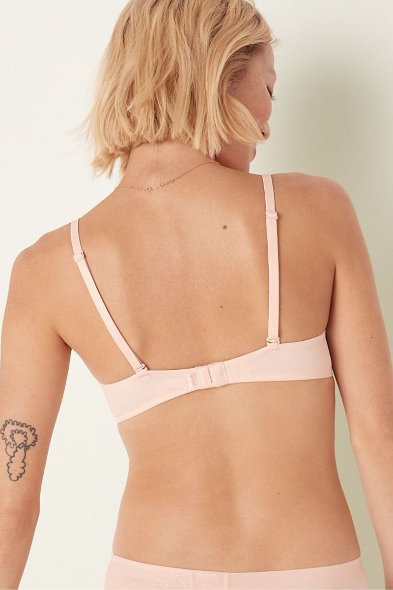 Victoria's Secret Wear Everywhere Smooth Push Up T-Shirt Bra Ruzove | SK-2586BVA