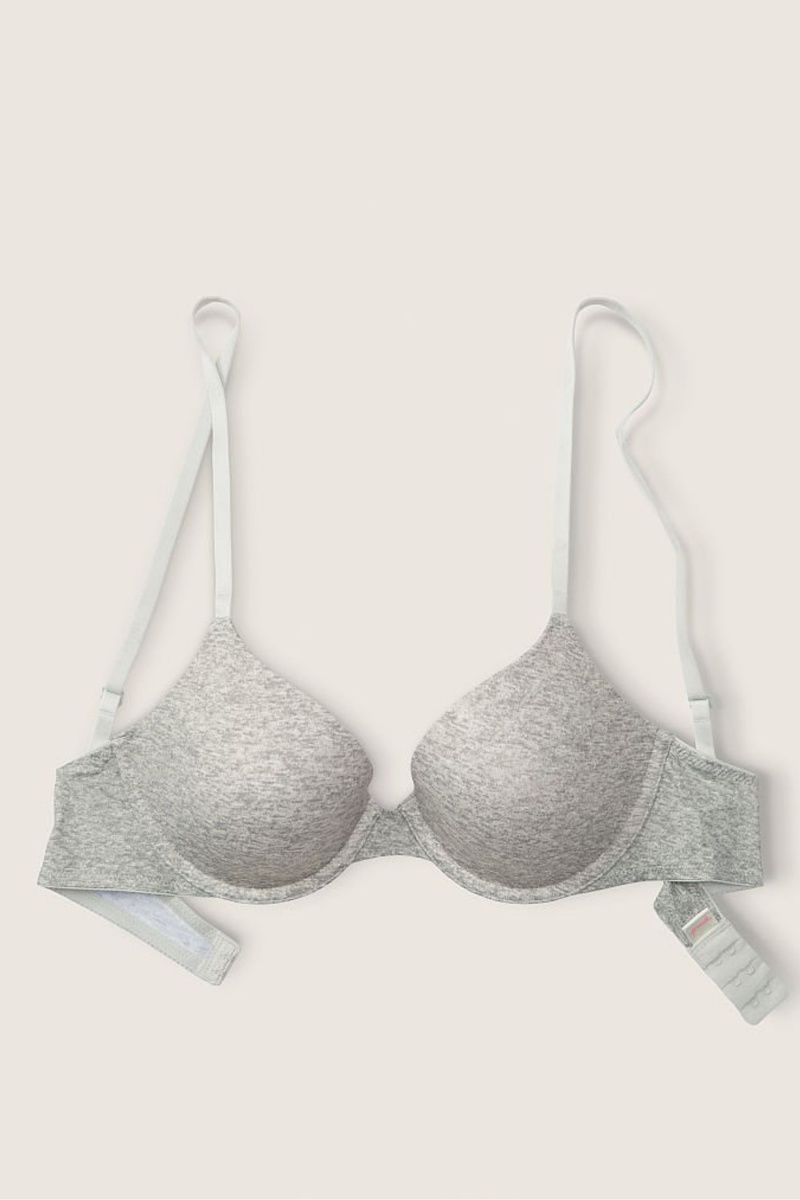 Victoria's Secret Wear Everywhere Smooth Lightly Podsite T-Shirt Bra Siva | SK-7825HOW