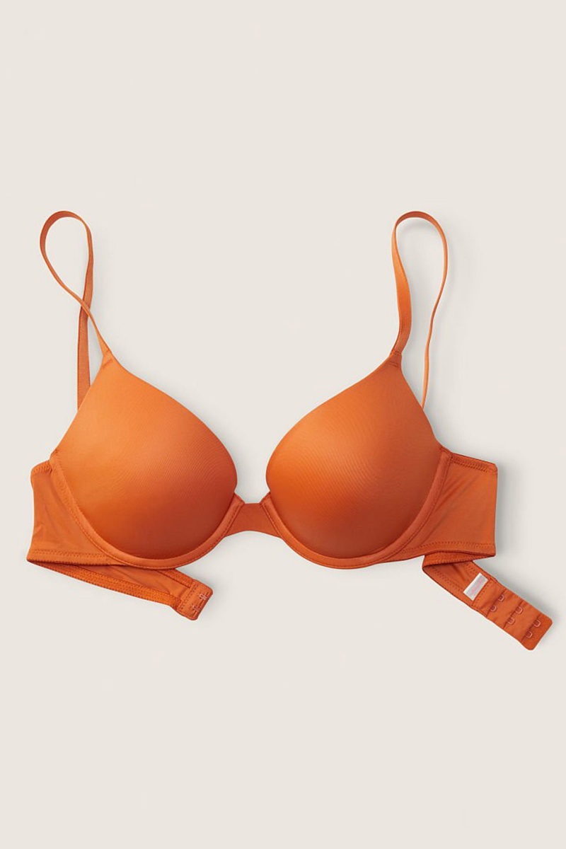 Victoria's Secret Wear Everywhere Smooth Push Up T-Shirt Bra Modre | SK-7941RMJ