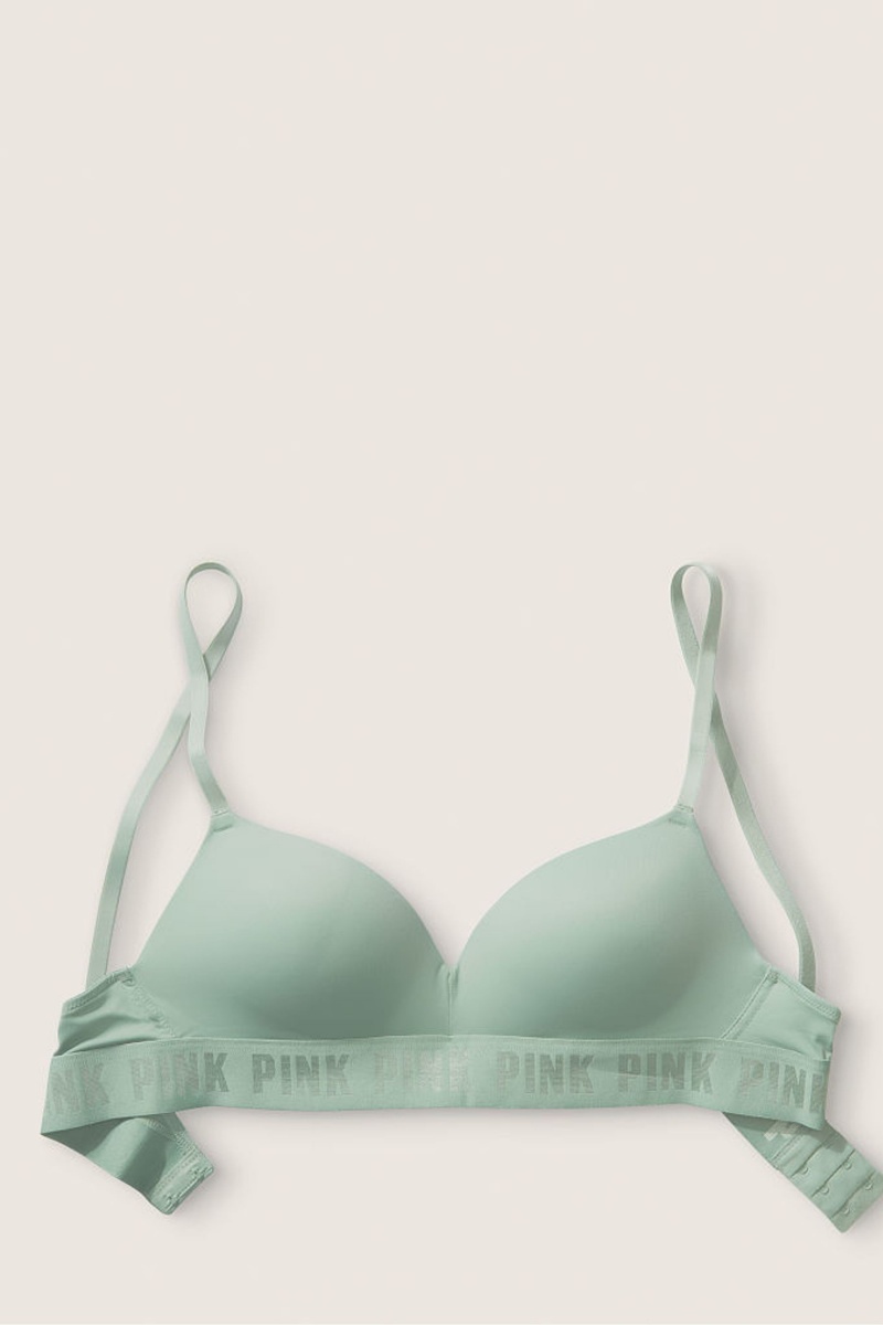 Victoria's Secret Wear Everywhere Smooth Non Wired Push Up T-Shirt Bra Béžové | SK-7961QKP