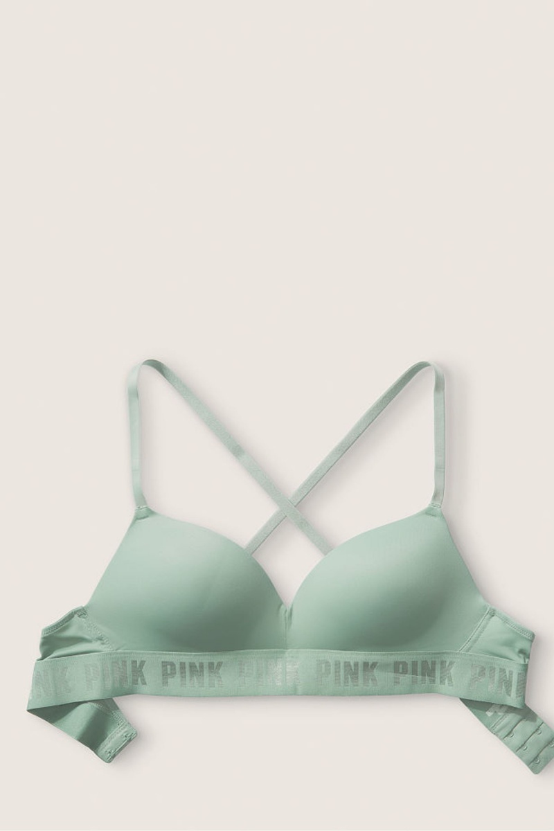 Victoria's Secret Wear Everywhere Smooth Non Wired Push Up T-Shirt Bra Béžové | SK-7961QKP