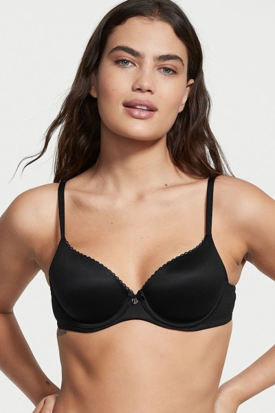 Victoria's Secret Body by Victoria Smooth Lightly Podsite Demi Bra Čierne | SK-6084ARV