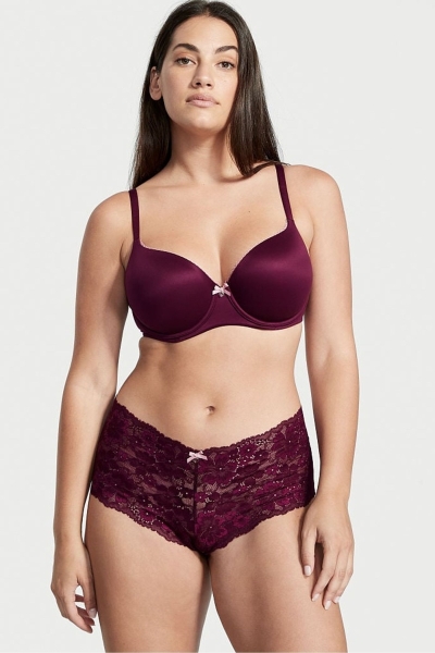 Victoria's Secret Body by Victoria Smooth Lightly Podsite Demi Bra Červené | SK-8496FVW