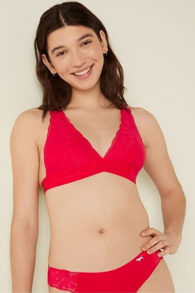 Victoria's Secret Cipkovane Remienkové Back Halterneck Bralette Koralove Krém Oranžové | SK-7639HRP