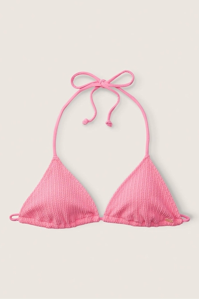 Victoria's Secret Crinkle Bikiny Top Ruzove | SK-4507JPB