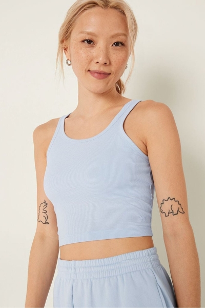 Victoria's Secret Crop Tank Top Modre | SK-1203VIX