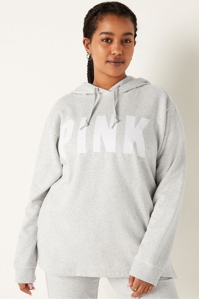 Victoria's Secret Fleece Campus Hoodie Siva | SK-9086HPM