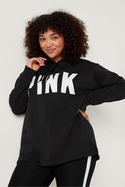 Victoria's Secret Fleece Campus Hoodie Čierne | SK-1390FVS