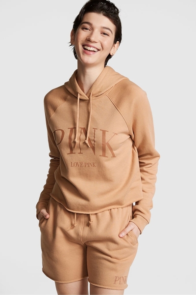 Victoria's Secret Fleece Cropped Hoodie Žlté | SK-2396YOH