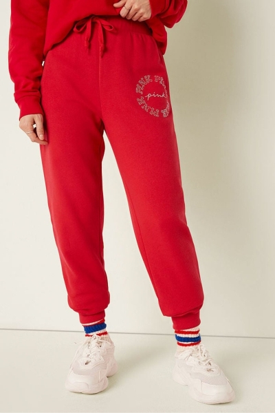 Victoria's Secret Fleece Lounge Jogger Ruzove | SK-7592RPU