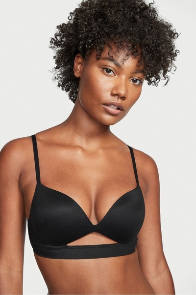 Victoria's Secret Incredible Smooth Non Wired Push Up Bra Čierne | SK-8952OJW