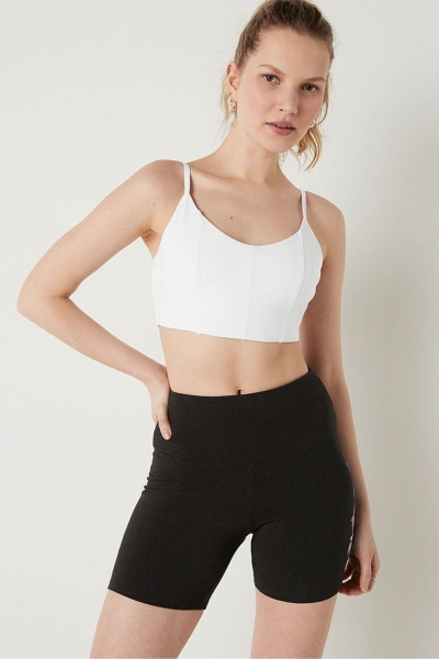 Victoria's Secret Lightly Podsite Scoop Sports Bra Biele | SK-3284PAY