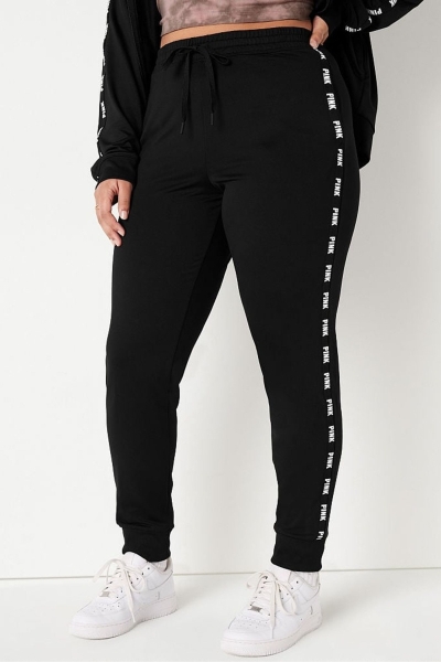 Victoria's Secret Logo Full Length Lounge Jogger Káva Hnede | SK-5203DEQ