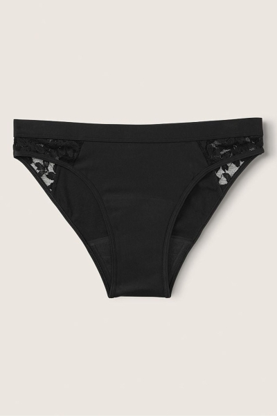 Victoria's Secret Period Pants Cipkovane Period Bikiny Nohavičky Čierne | SK-0475QKB