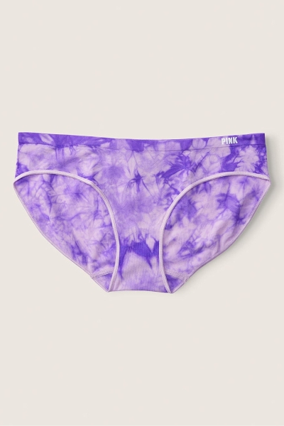 Victoria's Secret Seamless Bikiny Nohavičky Misty Lilac Tie Dye | SK-0438MNO