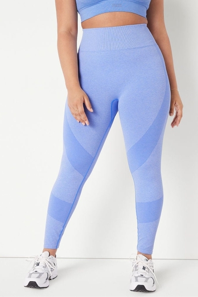 Victoria's Secret Seamless High Pásom Full Length Workout Tights Modre | SK-3875BVM