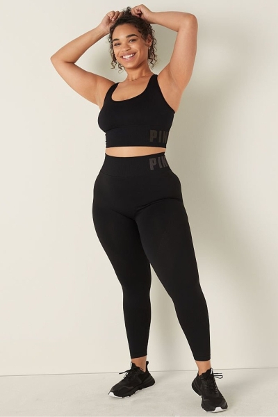 Victoria's Secret Seamless High Pásom Full Length Legging Honey Suckle | SK-8243AWV