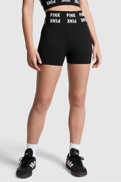 Victoria's Secret Seamless High Pásom Shorts Čierne | SK-7540PQO