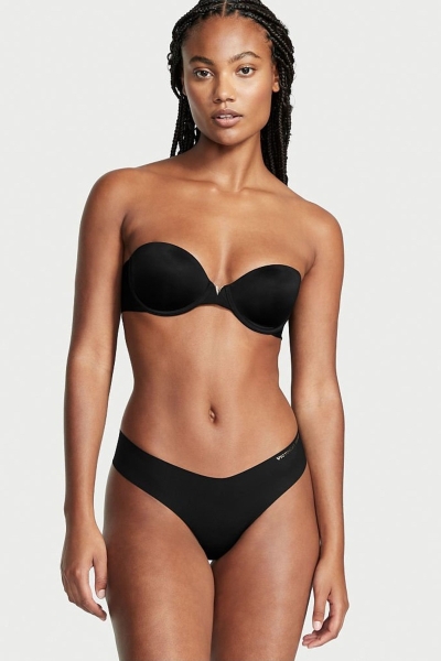 Victoria's Secret Sexy Illusions by Smooth Lightly Podsite Multiway Strapless Bra Čierne | SK-4873AJT