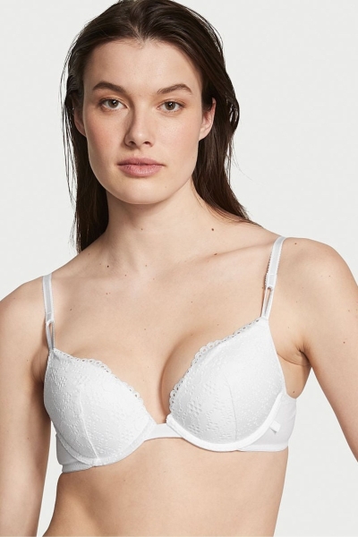 Victoria's Secret Sexy Tee Cipkovane T-Shirt Push Up Bra Čierne | SK-4876GLF