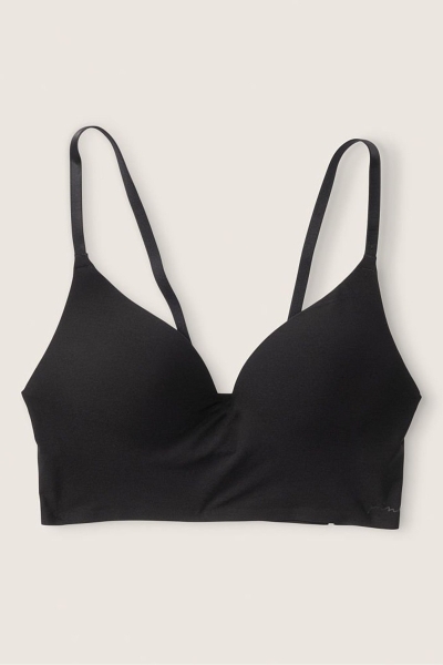 Victoria's Secret Smooth Non Wired Push Up Bralette Čierne | SK-9107QXY