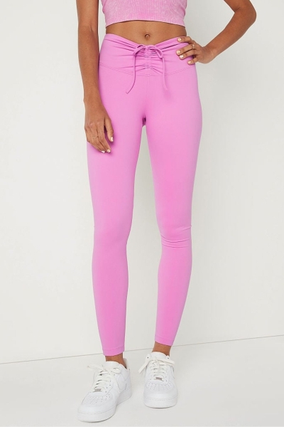 Victoria's Secret Soft Ultimate High Pásom Ruched V Legging Tmavo Siva Leopardie | SK-9617TRK