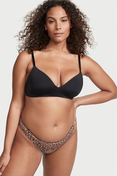 Victoria's Secret Stretch Bavlnene Bavlnene Tanga Nohavičky Ruzove | SK-7835BVU