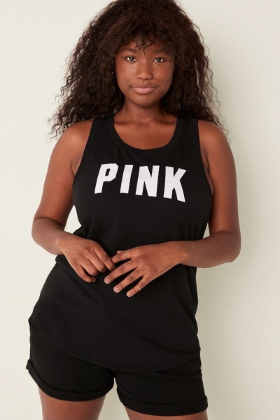 Victoria's Secret Tank Top Čierne | SK-0148PZM