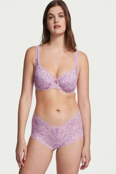 Victoria's Secret The Fabulous by Victoria’s Secret Demi Cup Cipkovane Bra Lavendel | SK-3852XUH