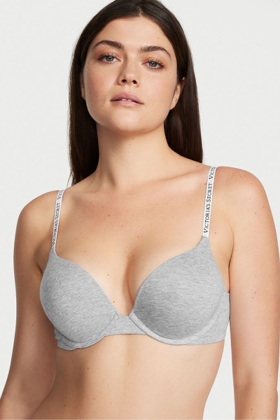 Victoria's Secret The T-Shirt Add 2 Cups T-Shirt Plunge Bra Čierne | SK-0841VDN