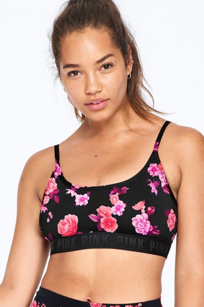 Victoria's Secret Ultimate Scoop Lightly Podsite Sports Bra Ruzove | SK-7246HYO