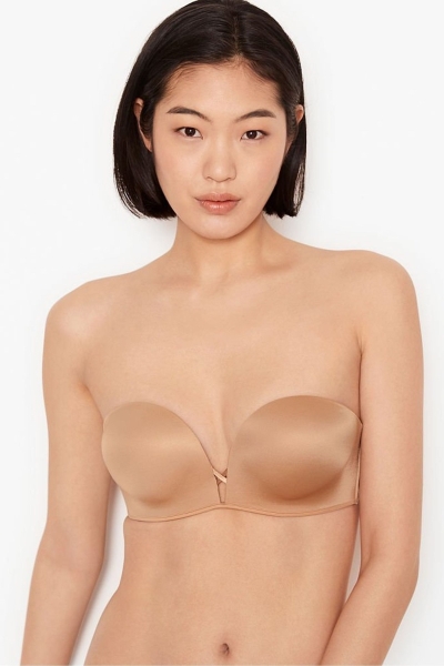 Victoria's Secret Very Sexy Add 2 Cups Smooth Multiway Strapless Bra Sweet Praline Nude | SK-6745BNC