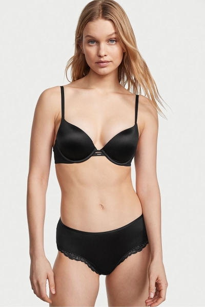 Victoria's Secret Very Sexy Cipkovane Trim Cheeky Nohavičky Čierne | SK-1904MQD