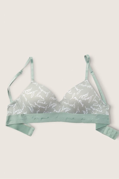 Victoria's Secret Wear Everywhere Smooth Lightly Podsite Non Wired T-Shirt Bra Zelene | SK-4859VTJ