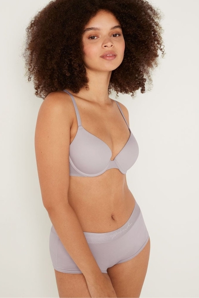 Victoria's Secret Wear Everywhere Wear Everywhere Smooth Push Up T-Shirt Bra Nachový | SK-9508ROX