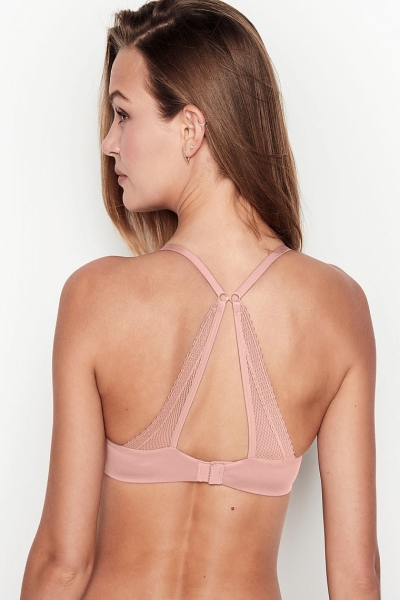 Victoria's Secret Wireless Push-Up Bra Ruzove | SK-6982CKX