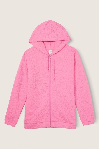 Victoria's Secret Zip Up Long Sleeve Hoodie Ruzove | SK-6731QYT